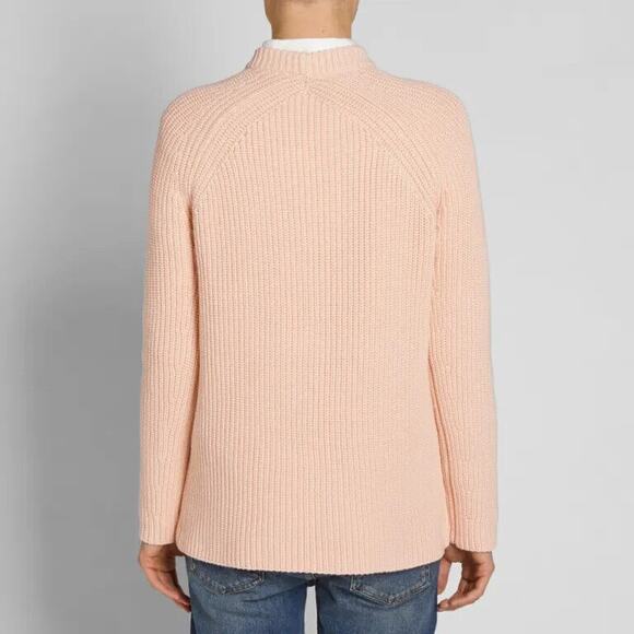 Acne Studios Katan Heavy Rib Knit Sweater Jumper Pale Dusty Pink Men's Size XS - Picture 3 of 10